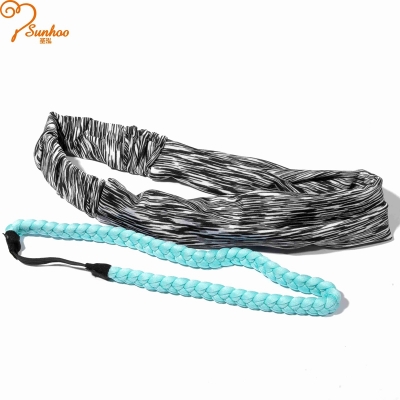 Black and white stripe hair bands(2pcs) H-0025